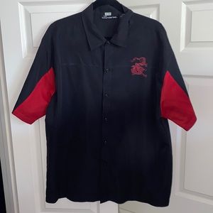 No Boundaries Dragon Button Up